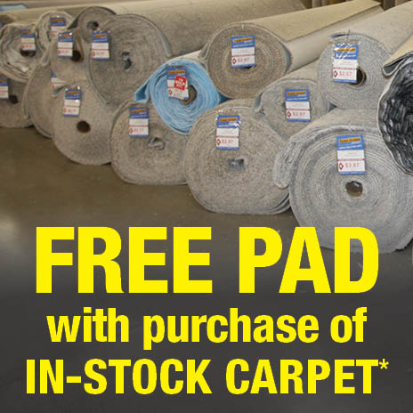 Free carpet pad